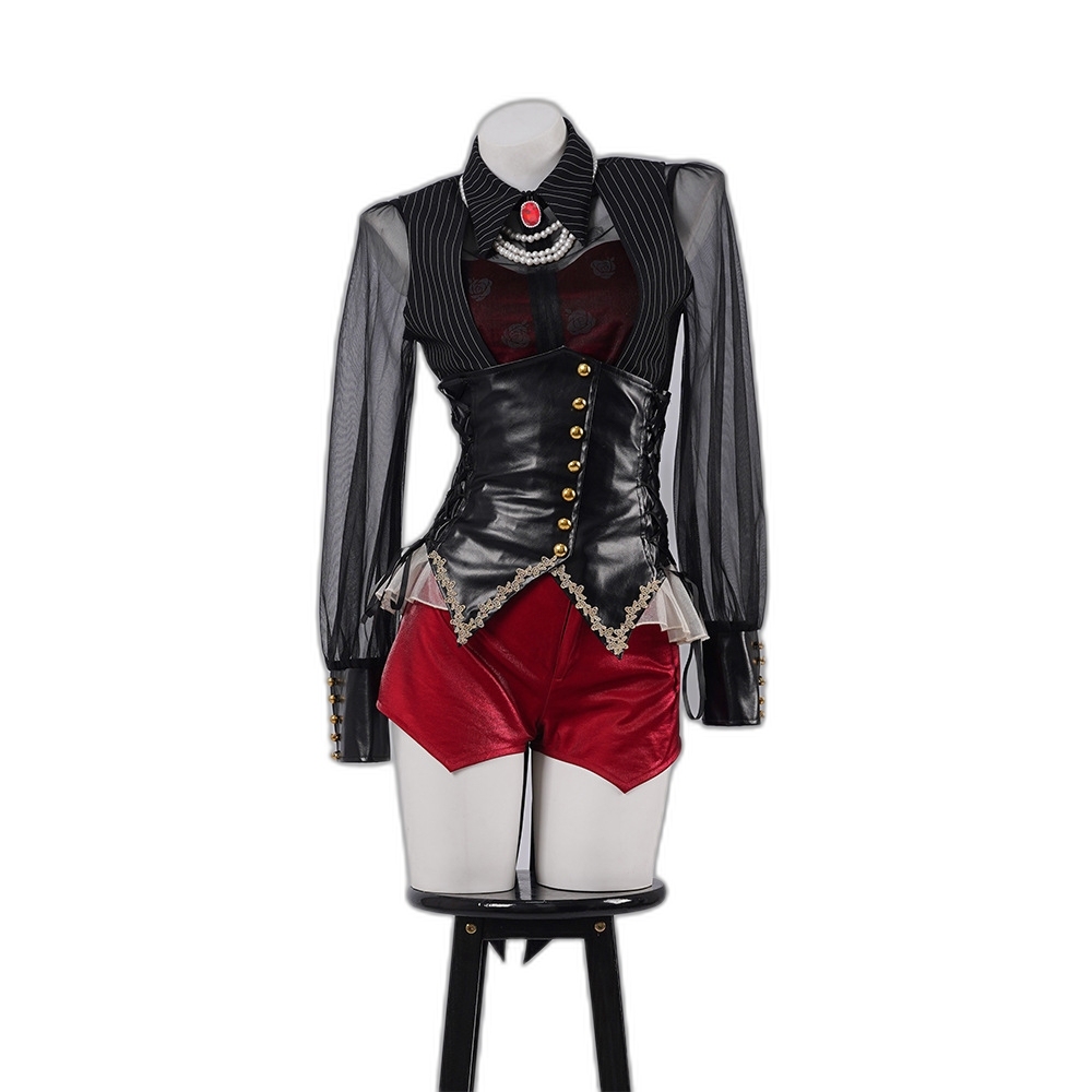 Yuzuki Wakamugi Cosplay Costume - Bang Dream Ave Mujica Anime Character Outfit-Astricos