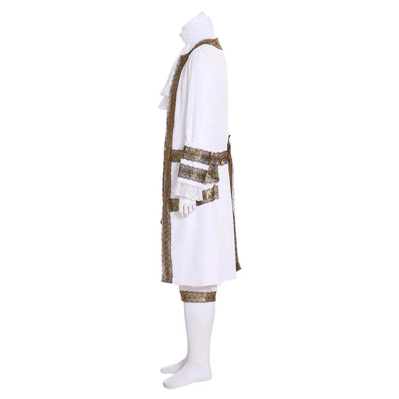 Victorian Steampunk Royal Prince Costume for Men – Elegant Baroque Wedding Suit & Medieval Blazer | Astricos-Astricos