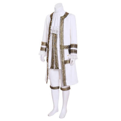 Victorian Steampunk Royal Prince Costume for Men – Elegant Baroque Wedding Suit & Medieval Blazer | Astricos-Astricos