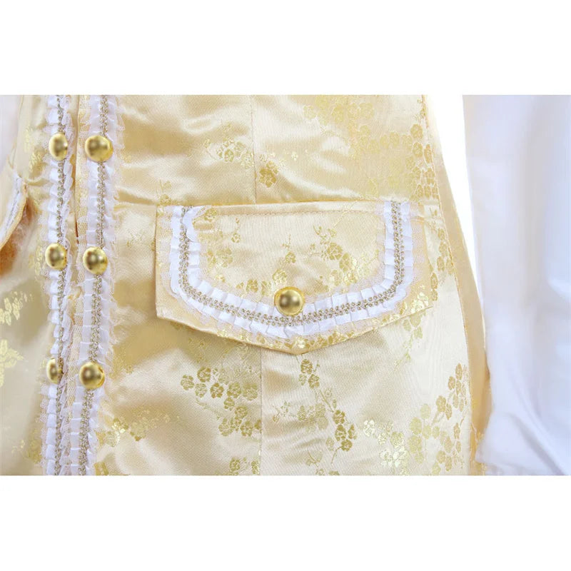 Medieval Casanova Renaissance Noble Costume – Italian Vintage Suit for Halloween & Cosplay | Astricos-Astricos