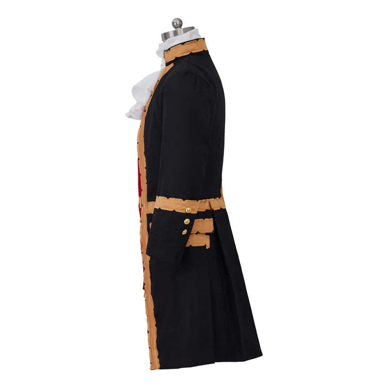Medieval Men's Victorian Regency Coat & Colonial Officer Uniform - 18th Century Cosplay-Astricos