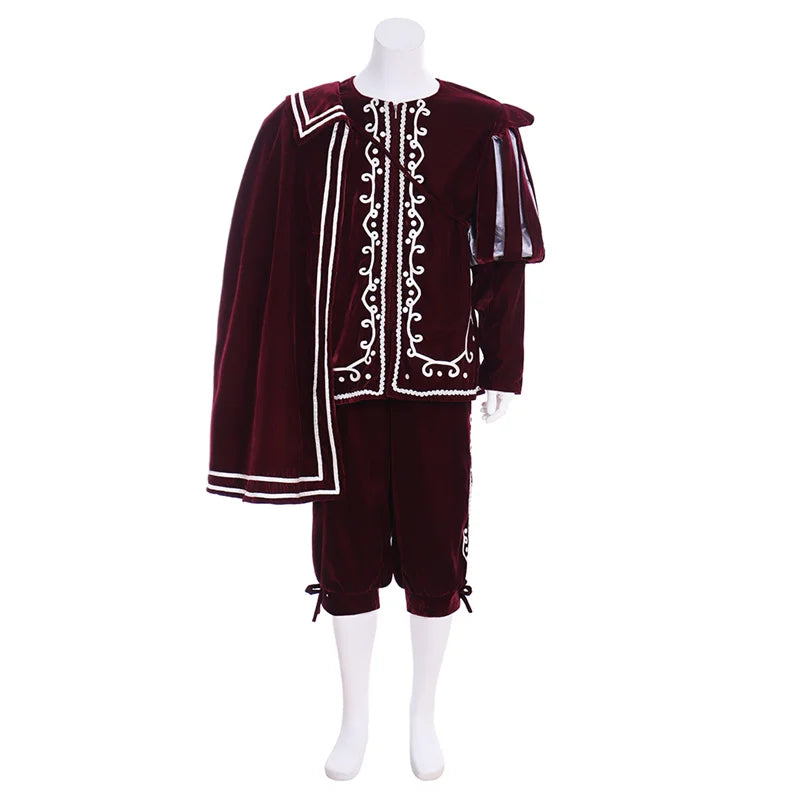 Men’s Medieval Tudor King & Warrior Costume – Elizabethan Knight Cosplay Outfit for Halloween & Renaissance Fairs | Astricos-Astricos