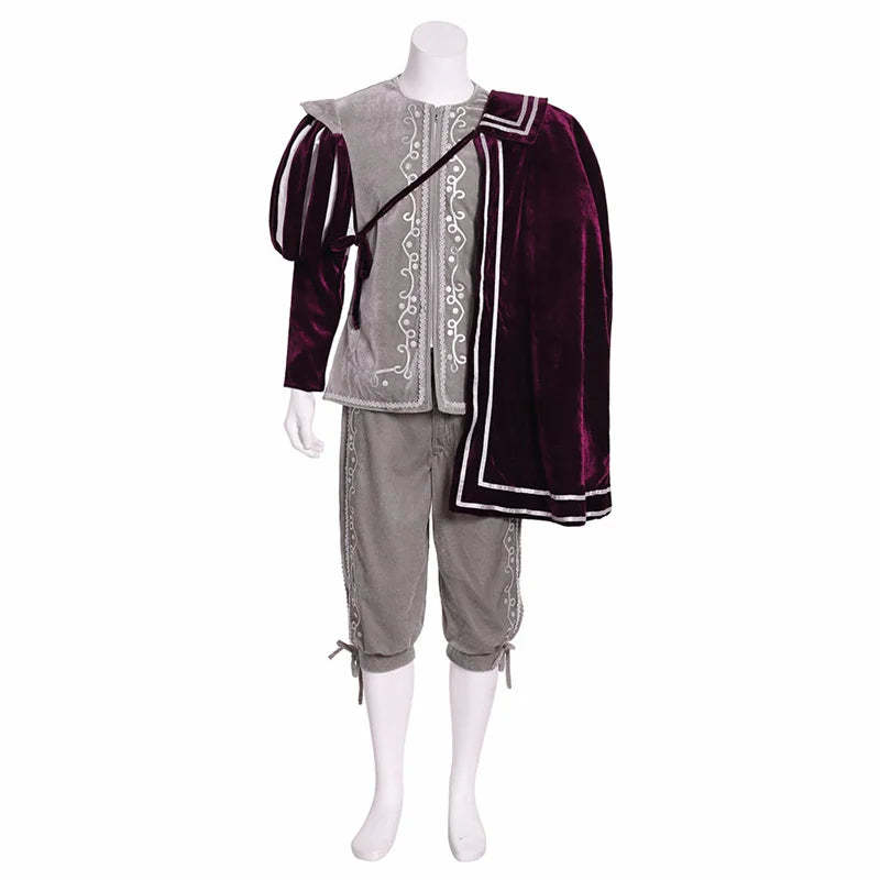 Men’s Medieval Tudor King & Warrior Costume – Elizabethan Knight Cosplay Outfit for Halloween & Renaissance Fairs | Astricos-Astricos