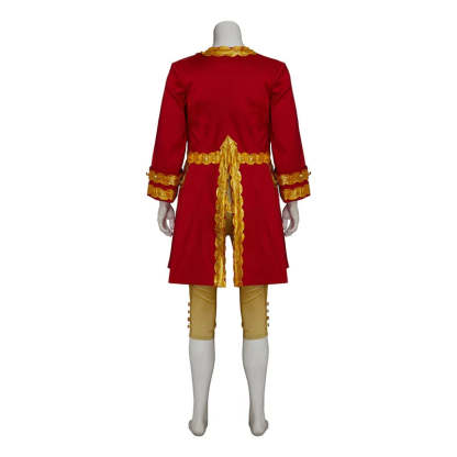 Medieval Prince Edward Cosplay Costume - Victorian Red Baroque Noble Suit for Men | Astricos-Astricos