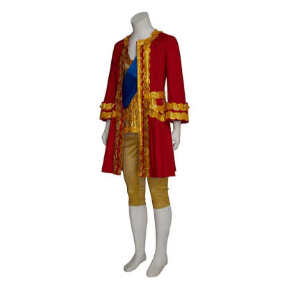 Medieval Prince Edward Cosplay Costume - Victorian Red Baroque Noble Suit for Men | Astricos-Astricos