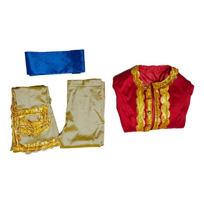 Medieval Prince Edward Cosplay Costume - Victorian Red Baroque Noble Suit for Men | Astricos-Astricos