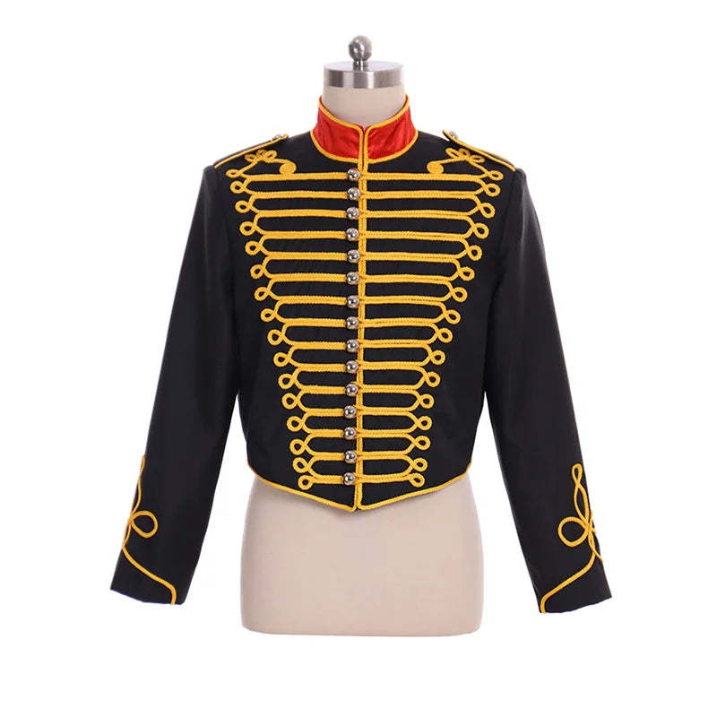 Medieval Victorian Soldier Officer Uniform Coat - Authentic Army Officer Cosplay Jacket for Men | Astricos-Astricos
