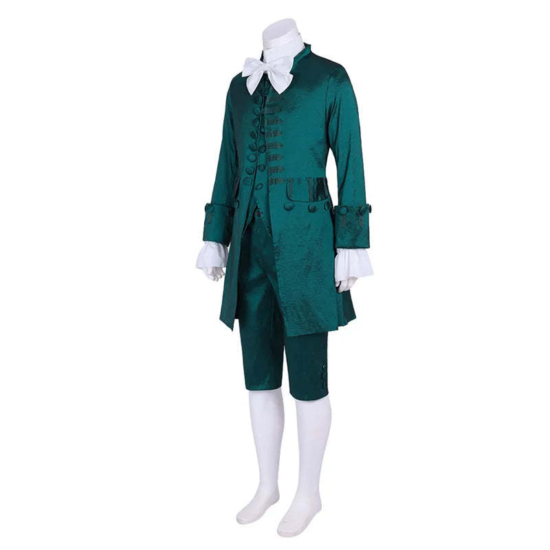 18th Century Colonial Uniform Set for Men - Medieval Regency Knight Vest Costume | Astricos-Astricos