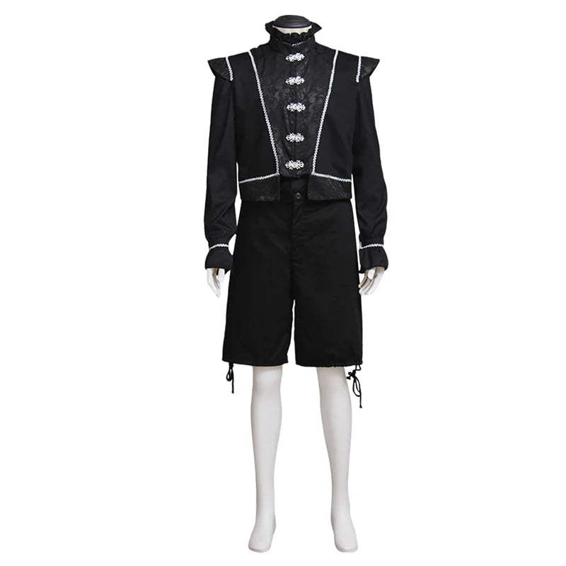 Men’s Medieval Renaissance Costume - Vintage Noble Cosplay Suit for Halloween & Carnival | Astricos-Astricos