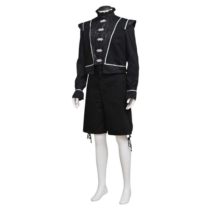 Men’s Medieval Renaissance Costume - Vintage Noble Cosplay Suit for Halloween & Carnival | Astricos-Astricos