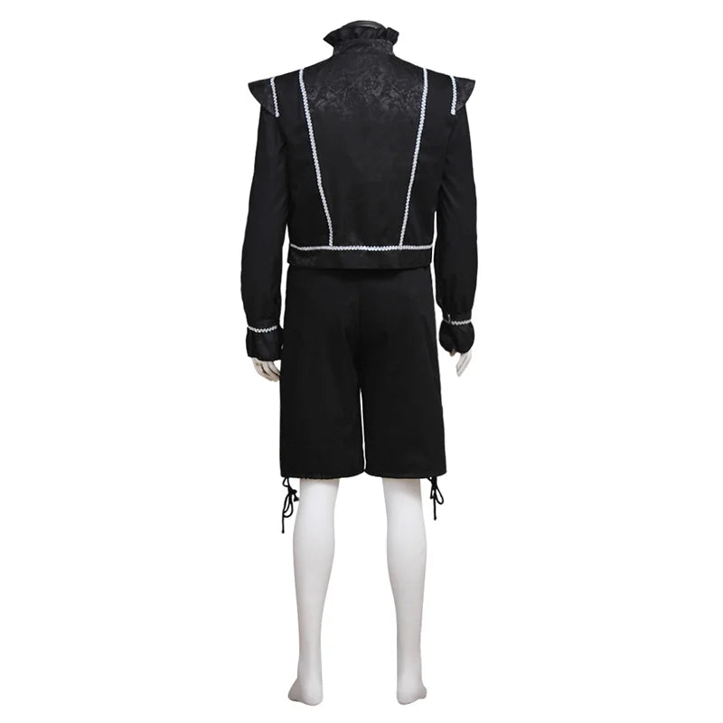 Men’s Medieval Renaissance Costume - Vintage Noble Cosplay Suit for Halloween & Carnival | Astricos-Astricos