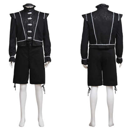 Men’s Medieval Renaissance Costume - Vintage Noble Cosplay Suit for Halloween & Carnival | Astricos-Astricos
