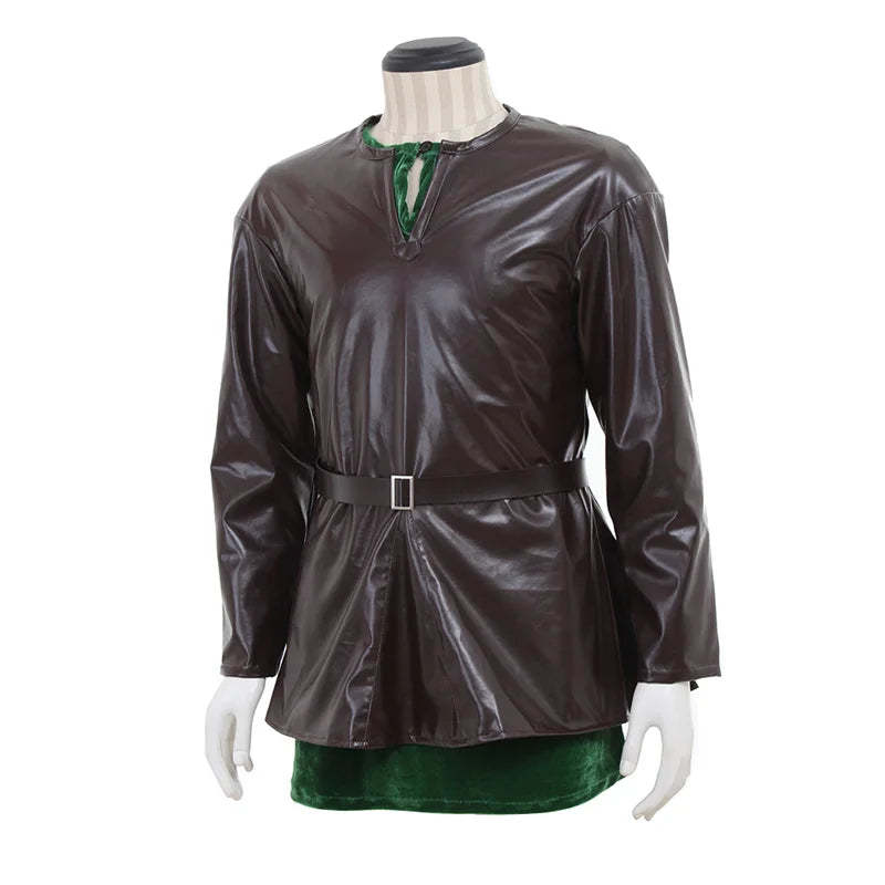 Men's Viking Medieval Shirt Costume | Tudor Lord Fancy Dress for Halloween & Cosplay | Astricos-Astricos