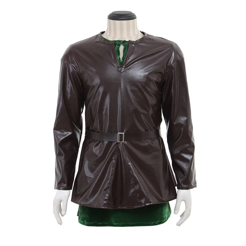 Men's Viking Medieval Shirt Costume | Tudor Lord Fancy Dress for Halloween & Cosplay | Astricos-Astricos