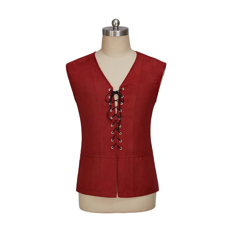 Medieval Viking Steampunk Vest - Gothic Renaissance Pirate Waistcoat for Men | Astricos Cosplay-Astricos