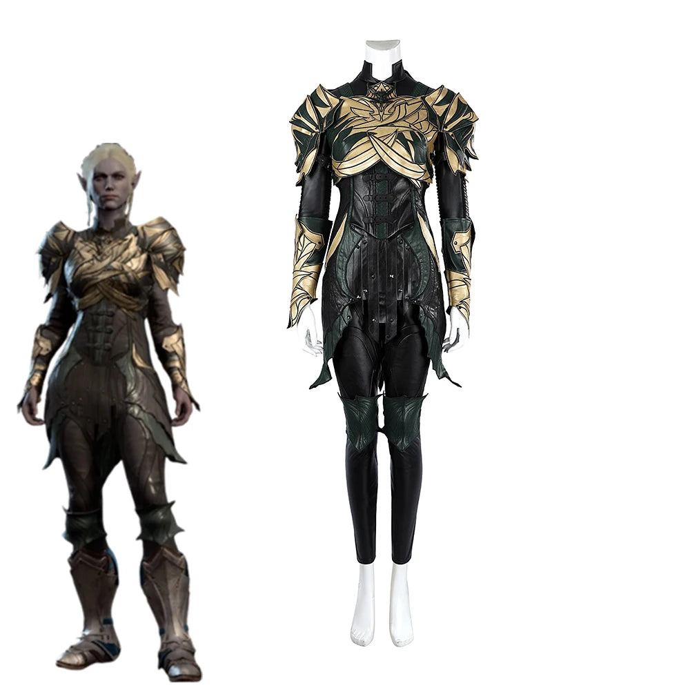 Minthara Cosplay Costume for Women - Punk Retro Battle Uniform Suit for Halloween & Carnival-Astricos