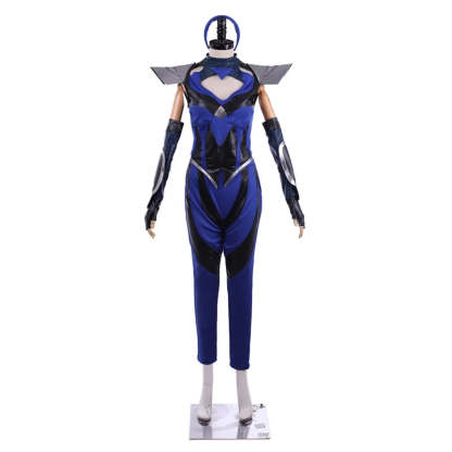 Mortal Kombat 11 Kitana Kahn Cosplay Costume with Face Mask | Princess Kitana Outfit for Women-Astricos