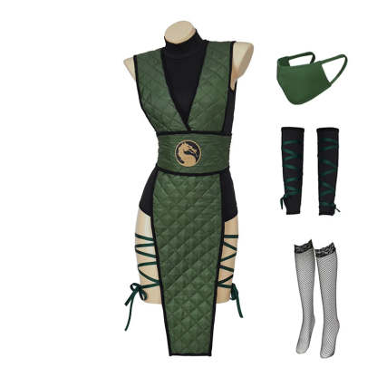 Mortal Kombat Women's Cosplay Costume | Anime Game Role Play Outfit for Halloween & Parties-Astricos