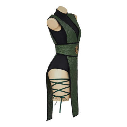 Mortal Kombat Women's Cosplay Costume | Anime Game Role Play Outfit for Halloween & Parties-Astricos