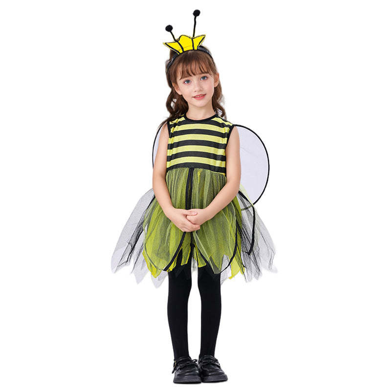 Adorable Kids' Bee and Ladybug Costume for Cosplay, Halloween, and Performances-Astricos