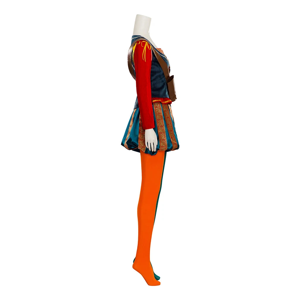 Priscilla Victorian Tudor Nobleman Cosplay Costume with Hat | Custom-Made Halloween Outfit-Astricos