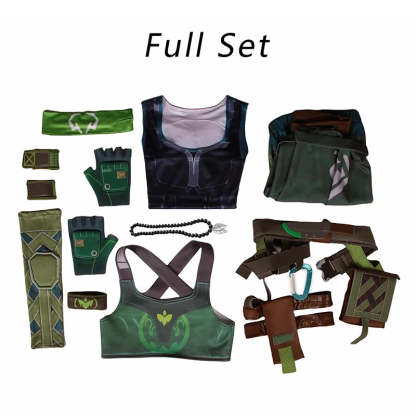 Valorant Skye Cosplay Costume - Trailblazer Skye Agent Women Punk Uniform for Halloween & Party-Astricos