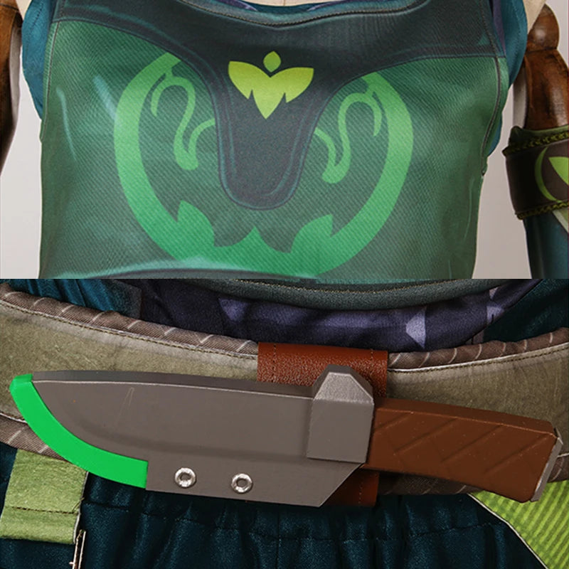 Valorant Skye Cosplay Costume - Trailblazer Skye Agent Women Punk Uniform for Halloween & Party-Astricos