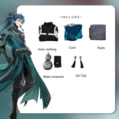 Wuthering Waves Jiyan Cosplay Costume - Windborne Rider Suit for Women | Halloween Party Outfit-Astricos