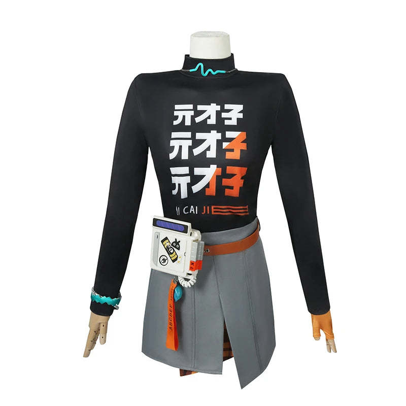 Zenless Zone Zero Belle Cosplay Costume - Female Protagonist Belle Phaethon Agents Uniform-Astricos