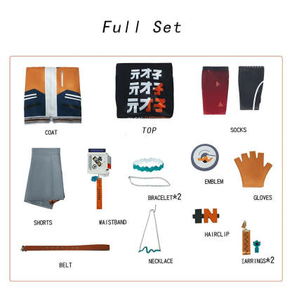 Zenless Zone Zero Belle Cosplay Costume - Female Protagonist Belle Phaethon Agents Uniform-Astricos