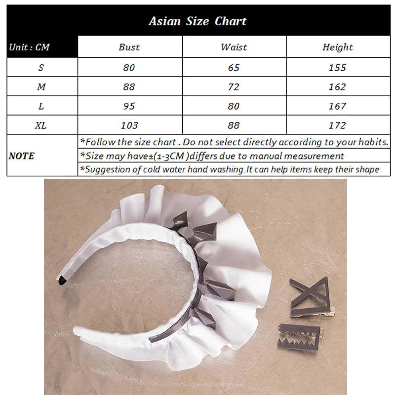 Zenless Zone Zero Ellen Joe Victoria Maid Uniform Cosplay Costume | Astricos-Astricos