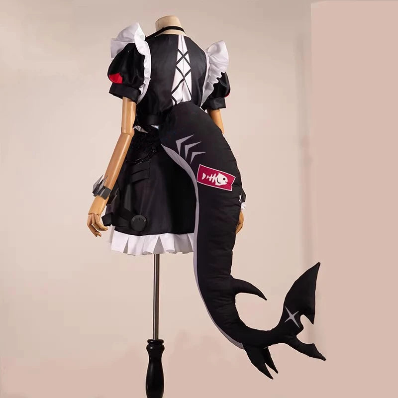 Zenless Zone Zero Ellen Joe Victoria Maid Uniform Cosplay Costume | Astricos-Astricos