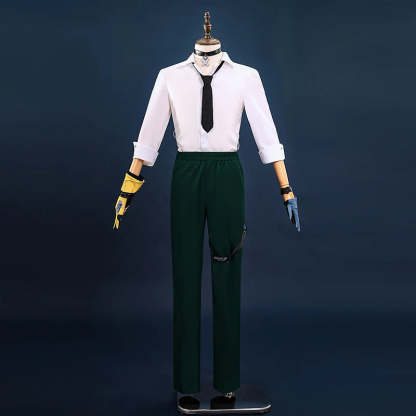 Zenless Zone Zero Harumasa Cosplay Costume - Complete Uniform Set with Headband & Choker for Section 6 Fans-Astricos