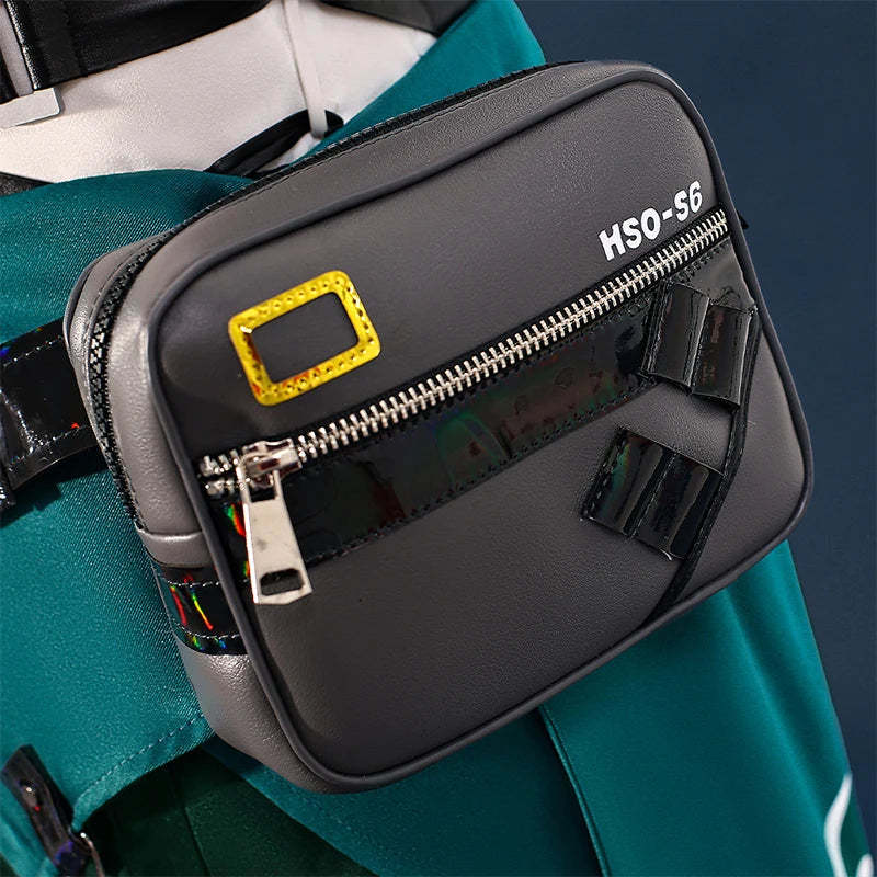 Zenless Zone Zero Harumasa Cosplay Costume - Complete Uniform Set with Headband & Choker for Section 6 Fans-Astricos