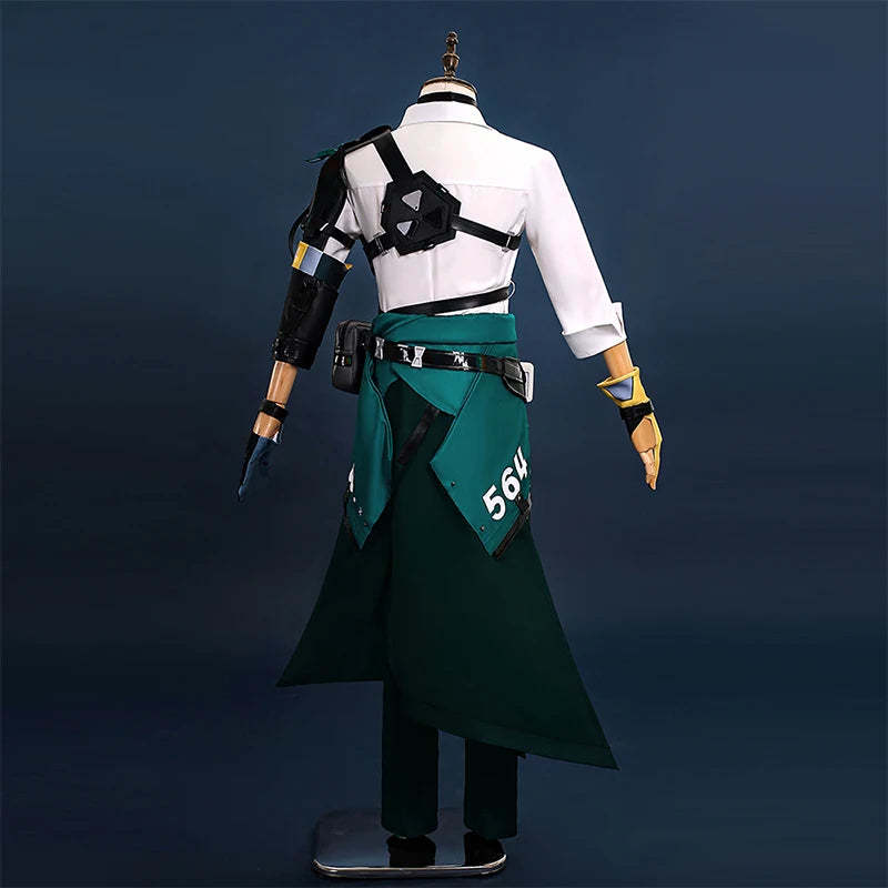 Zenless Zone Zero Harumasa Cosplay Costume - Complete Uniform Set with Headband & Choker for Section 6 Fans-Astricos