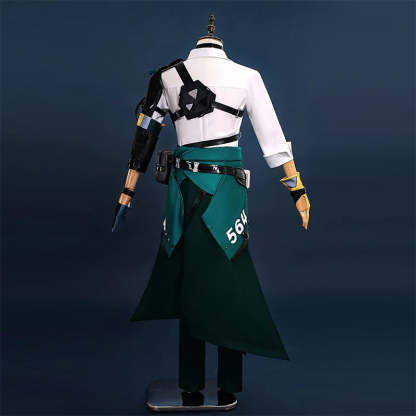 Zenless Zone Zero Harumasa Cosplay Costume - Complete Uniform Set with Headband & Choker for Section 6 Fans-Astricos