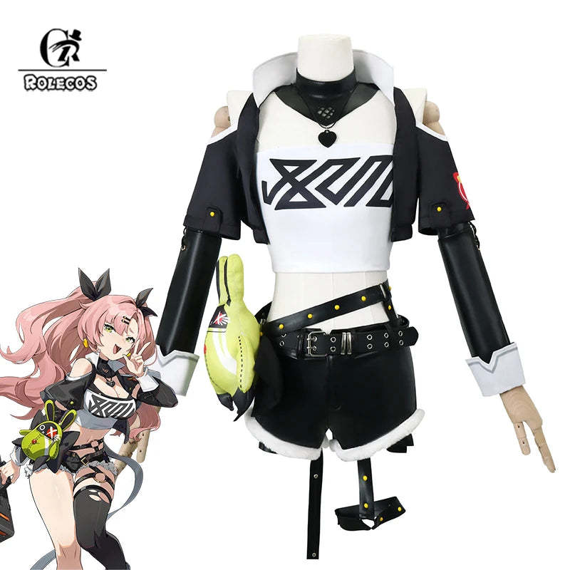 Nicole Demara Zenless Zone Zero Cosplay Costume - Lovely Uniform for Halloween & Cosplay-Astricos