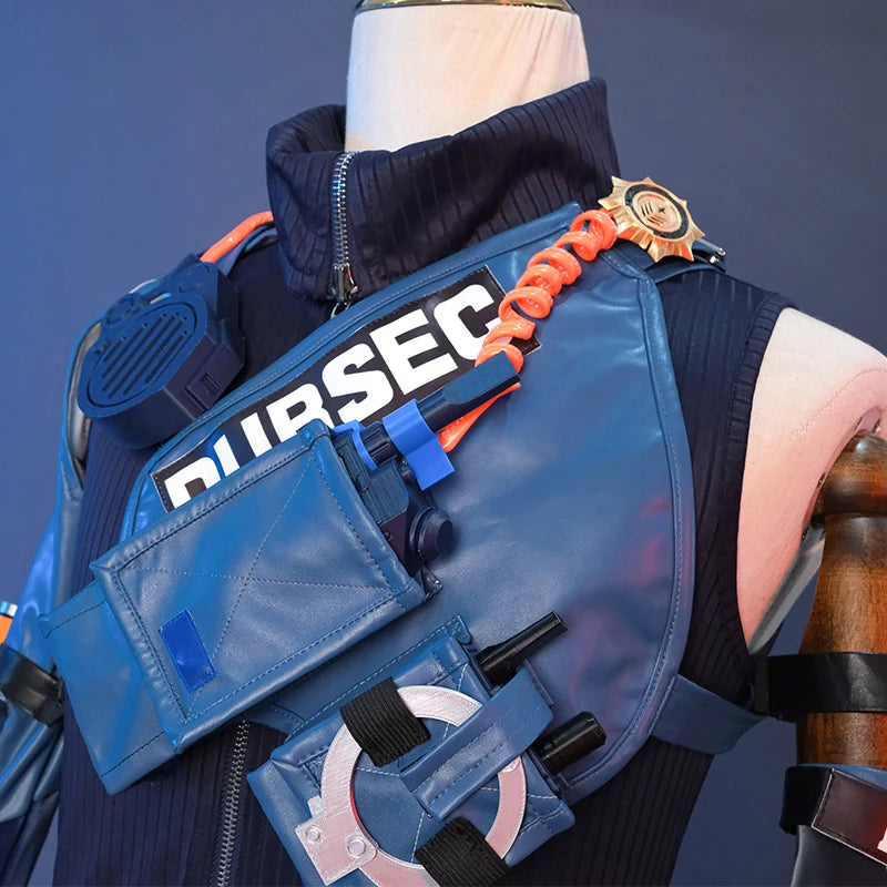 Zenless Zone Zero Seth Lowell Cosplay Costume - Rookie Officer Seth Halloween Party Suit for Men-Astricos