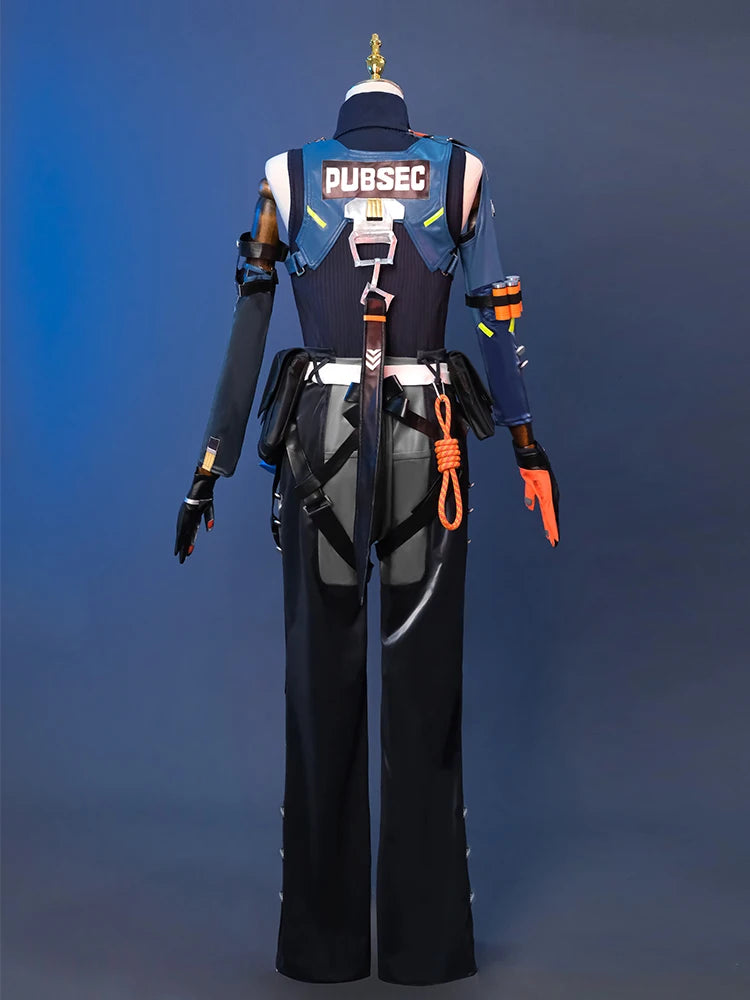 Zenless Zone Zero Seth Lowell Cosplay Costume - Rookie Officer Seth Halloween Party Suit for Men-Astricos