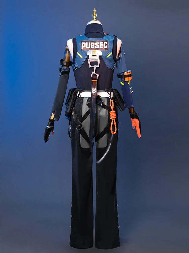 Zenless Zone Zero Seth Lowell Cosplay Costume - Rookie Officer Seth Halloween Party Suit for Men-Astricos