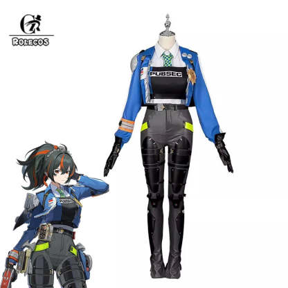 Zhu Yuan Cosplay Costume - Criminal Investigation Leader Uniform from Zenless Zone Zero-Astricos