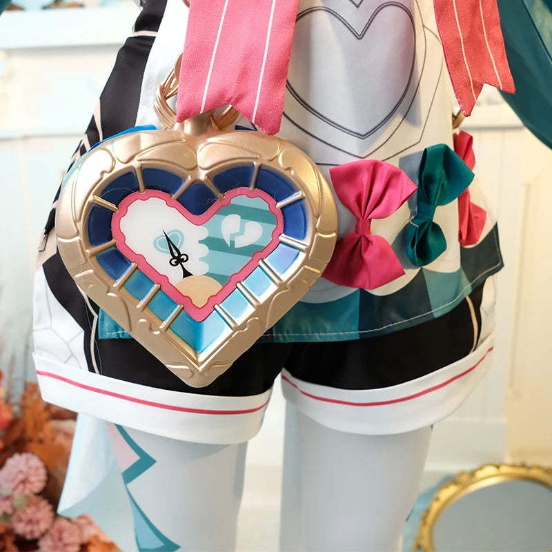 Genshin Impact Fontaine Sigewinne Cosplay Costume - Head Nurse Outfit with Tails for Halloween-Astricos