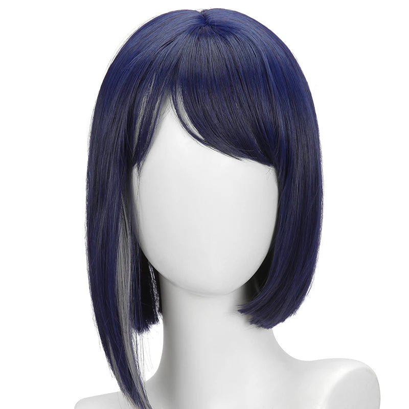 Genshin Impact Kujou Sara Cosplay Wig - 35cm Short Straight Heat Resistant Synthetic Hair-Astricos