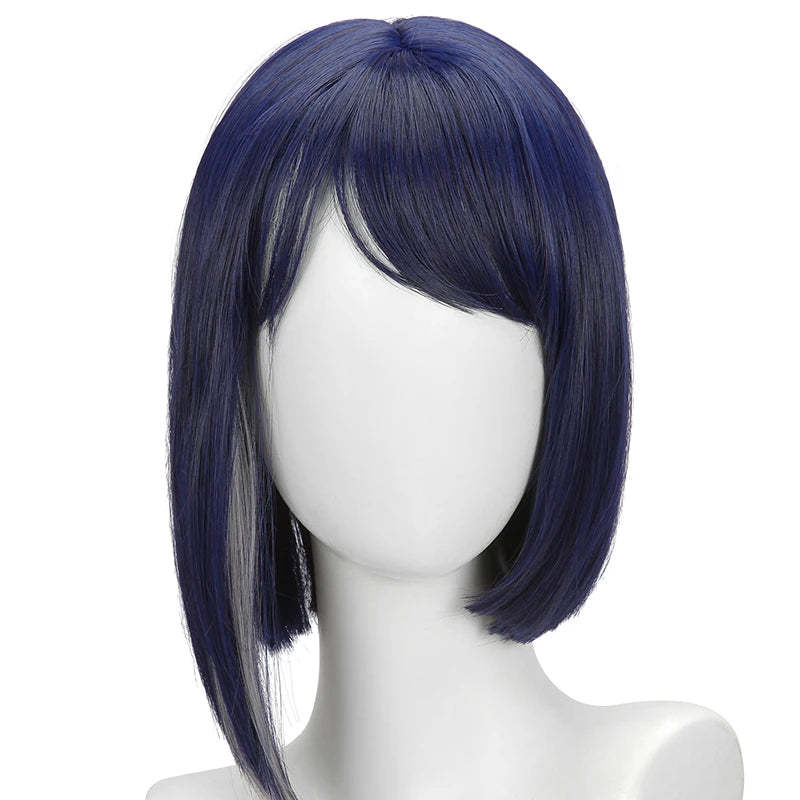 Genshin Impact Kujou Sara Cosplay Wig - 35cm Short Straight Heat Resistant Synthetic Hair-Astricos