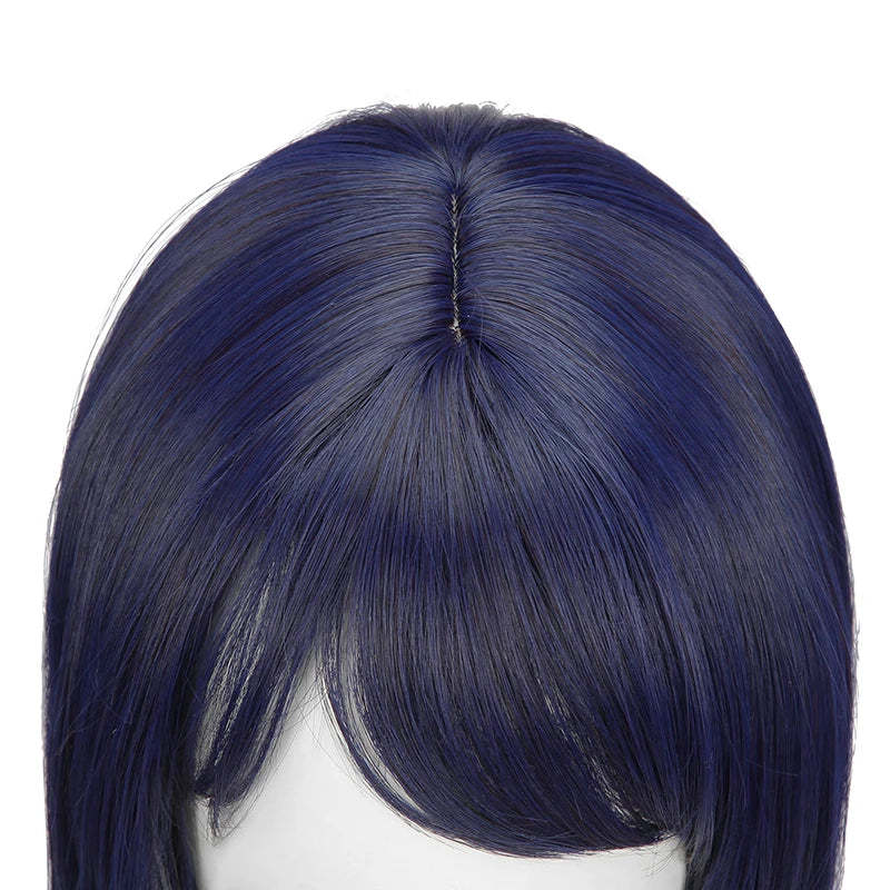 Genshin Impact Kujou Sara Cosplay Wig - 35cm Short Straight Heat Resistant Synthetic Hair-Astricos