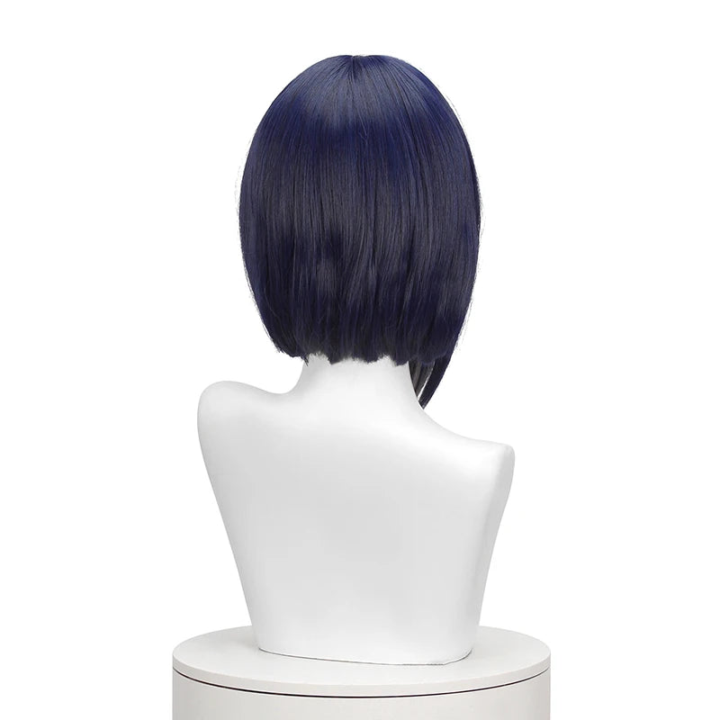 Genshin Impact Kujou Sara Cosplay Wig - 35cm Short Straight Heat Resistant Synthetic Hair-Astricos