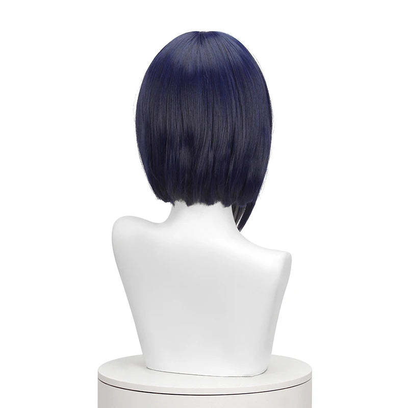 Genshin Impact Kujou Sara Cosplay Wig - 35cm Short Straight Heat Resistant Synthetic Hair-Astricos