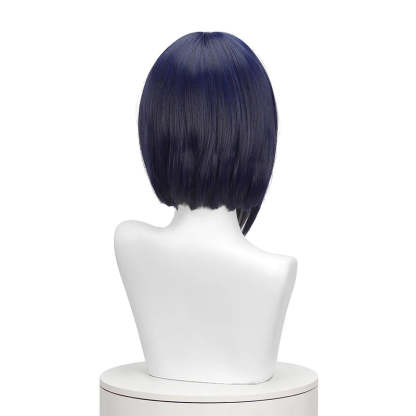Genshin Impact Kujou Sara Cosplay Wig - 35cm Short Straight Heat Resistant Synthetic Hair-Astricos