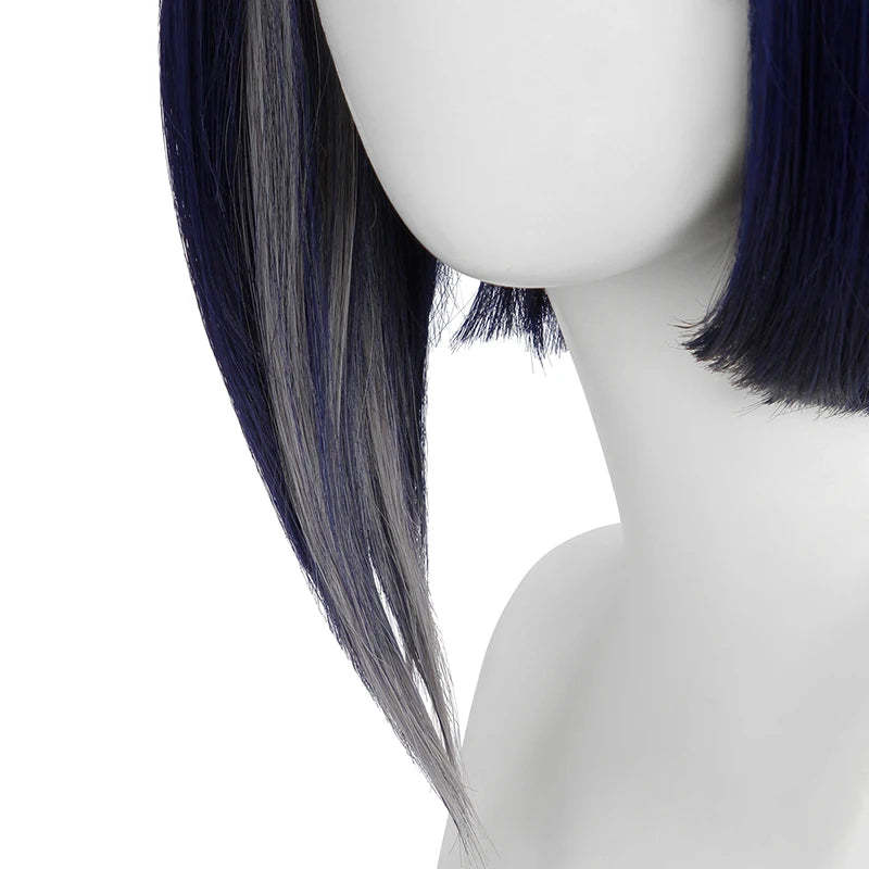 Genshin Impact Kujou Sara Cosplay Wig - 35cm Short Straight Heat Resistant Synthetic Hair-Astricos