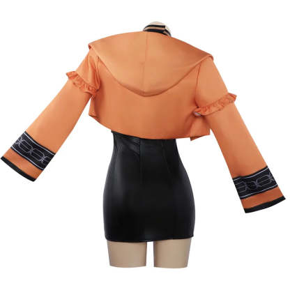 Genshin Impact Navia Cosplay Costume - Sexy Angel Racing Suit with Hat | Astricos-Astricos